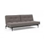 Диван-кровать Splitback 115х210 см черные ножки Styletto, ткань 521