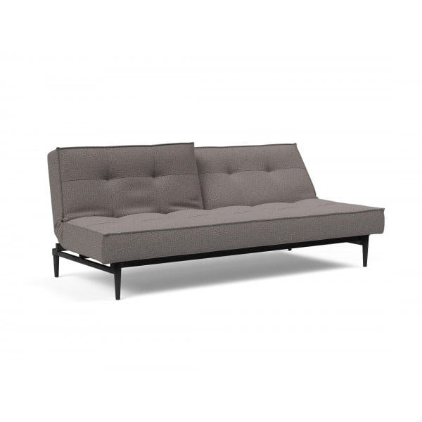 Диван-кровать Splitback 115х210 см черные ножки Styletto, ткань 521