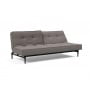 Диван-кровать Splitback 115х210 см черные ножки Styletto, ткань 521