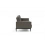Диван-кровать Splitback 115х210 см с подлокотниками, Styletto чёрный, ткань 216