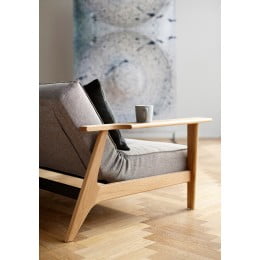 Кресло Splitback 112х99х80 см, Frej дуб, ткань 521