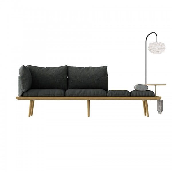 Диван трехместный Umage Lounge Around, дуб