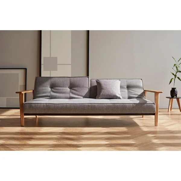 Диван-кровать Splitback 115х210 см ножки дымчатые Frej, ткань 521