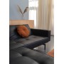 Диван-кровать Splitback 115х210 см с подлокотниками, Styletto темный, ткань 550