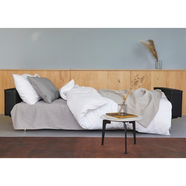 Диван-кровать Splitback 115х210 см с подлокотниками, Styletto чёрный, ткань 550
