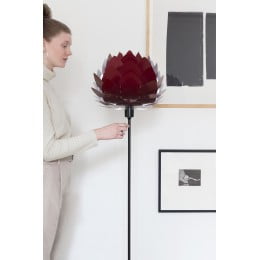 Плафон Aluvia Ø40х30 см, бордовый