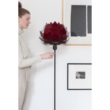 Плафон Aluvia Ø40х30 см, бордовый