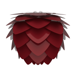 Плафон Aluvia Ø40х30 см, бордовый