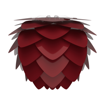 Плафон Aluvia Ø40х30 см, бордовый