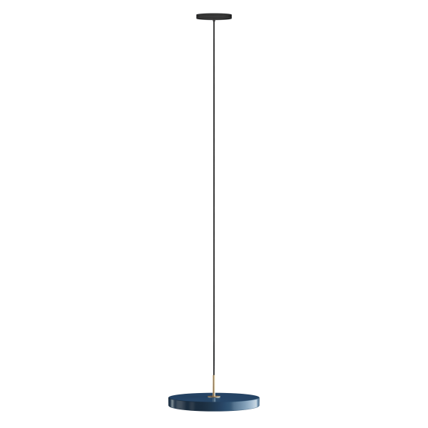 Подвесной светильник Asteria Ø43, латунь, синий