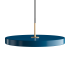 Подвесной светильник Asteria Ø43х14 см латунь, темно-синий