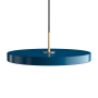 Подвесной светильник Asteria Ø43х14 см латунь, темно-синий