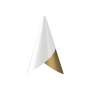 Плафон Cornet Ø13,4х23,8 см латунь, белый