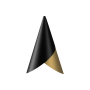 Плафон Cornet Ø13,4х23,8 см латунь, чёрный