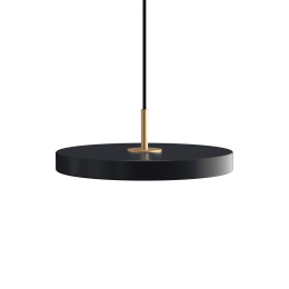 Подвесной светильник Asteria Ø31х10,5 см латунь, антрацит
