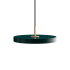 Подвесной светильник Asteria Ø31, латунь, зелёный