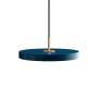 Подвесной светильник Asteria Ø31х10,5 см латунь, темно-синий