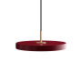 Подвесной светильник Asteria Ø31х10,5 см латунь, красный