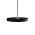 Подвесной светильник Asteria Ø31х10,5 см латунь, черный