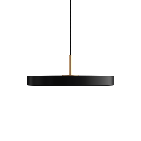 Подвесной светильник Asteria Ø31, латунь, черный