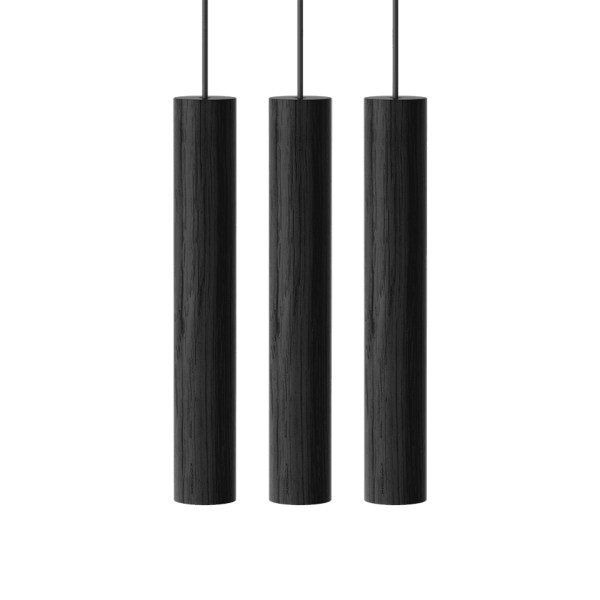 Подвесной светильник Ø3,4х22 см Chimes, чёрный