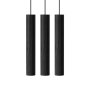 Подвесной светильник Ø3,4х22 см Chimes, чёрный