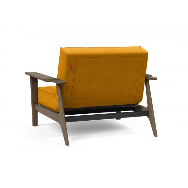 Кресло Splitback с дымчатыми подлокотниками Frej, ткань 507