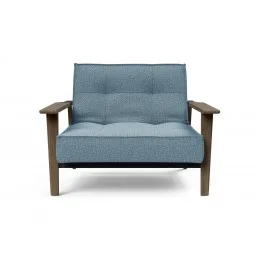 Кресло Splitback с дымчатыми подлокотниками Frej, ткань 525