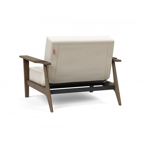Кресло Splitback с дымчатыми подлокотниками Frej, ткань 531
