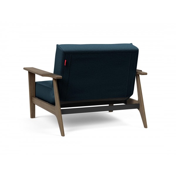 Кресло Splitback с дымчатыми подлокотниками Frej, ткань 580