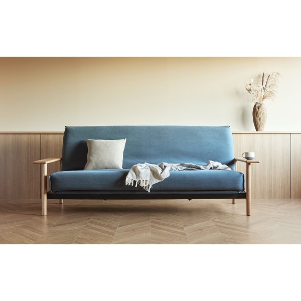 Диван-кровать Balder Classic 140х200 см с чехлом, ткань 573