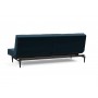 Диван-кровать Splitback 115х210 см черные ножки Styletto, ткань 580