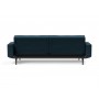 Диван-кровать Splitback 115х210 см с подлокотниками, Styletto чёрный, ткань 580
