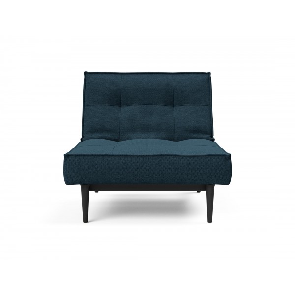 Кресло Splitback черные ножки Styletto, ткань 580