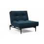 Кресло Splitback черные ножки Styletto, ткань 580