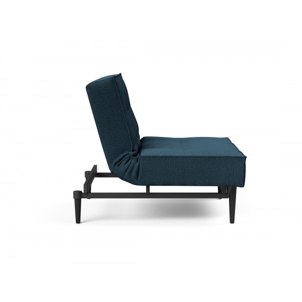 Кресло Splitback черные ножки Styletto, ткань 580