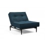 Кресло Splitback черные ножки Styletto, ткань 580