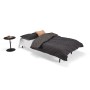 Диван-кровать Dublexo 115х210 см мягкие подлокотники, темные ножки Styletto, ткань 558
