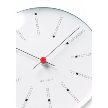 Часы настенные AJ Bankers 48 см, белые