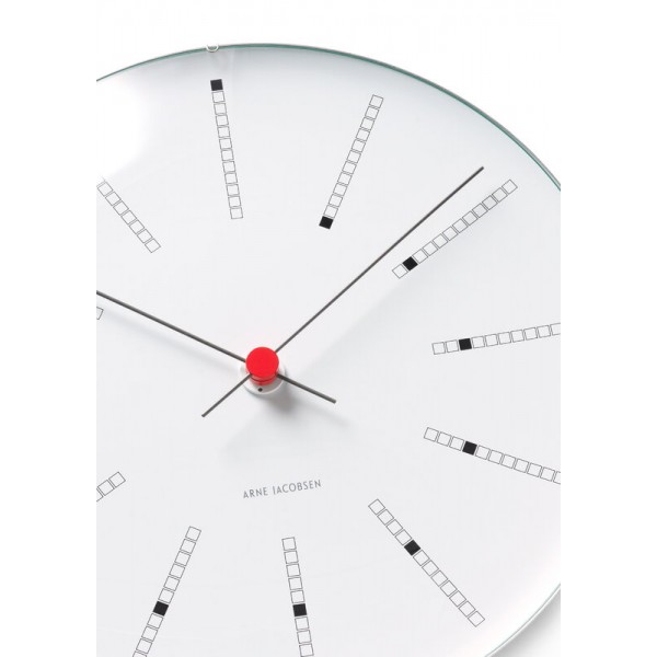 Часы настенные AJ Bankers 29 см, белые