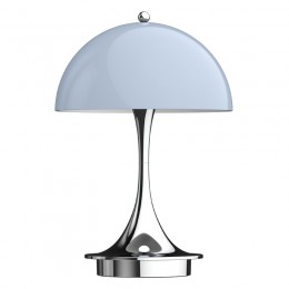 Настольная лампа Panthella 160, переносная, серый опал