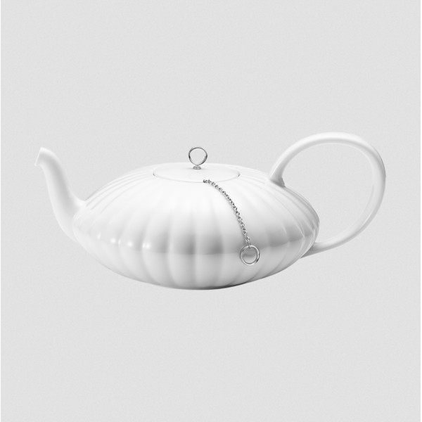 Чайник заварочный Bernadotte, фарфор белый, 1,2 л