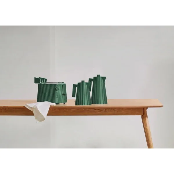 Электрический чайник Alessi Plisse 1 л, зеленый