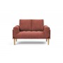 Диван-кушетка Rollo 80х200 см Classic ножки Bow, ткань 317