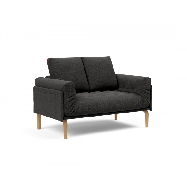 Диван-кушетка Rollo 80х200 см Classic ножки Bow, ткань 577