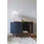 Тумба Audacious 100х67х50 см, тёмный дуб, черная