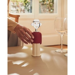 Штопор Alessi Alessandro M, красный-белый