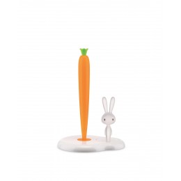 Держатель бумажных полотенец Bunny Carrot 29,5 см, белый