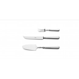 Вилка, нож и лопатка для десерта Piccadilly, зеркальная полировка
