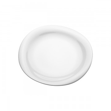 Тарелка обеденная Cobra, белый фарфор, D21 см